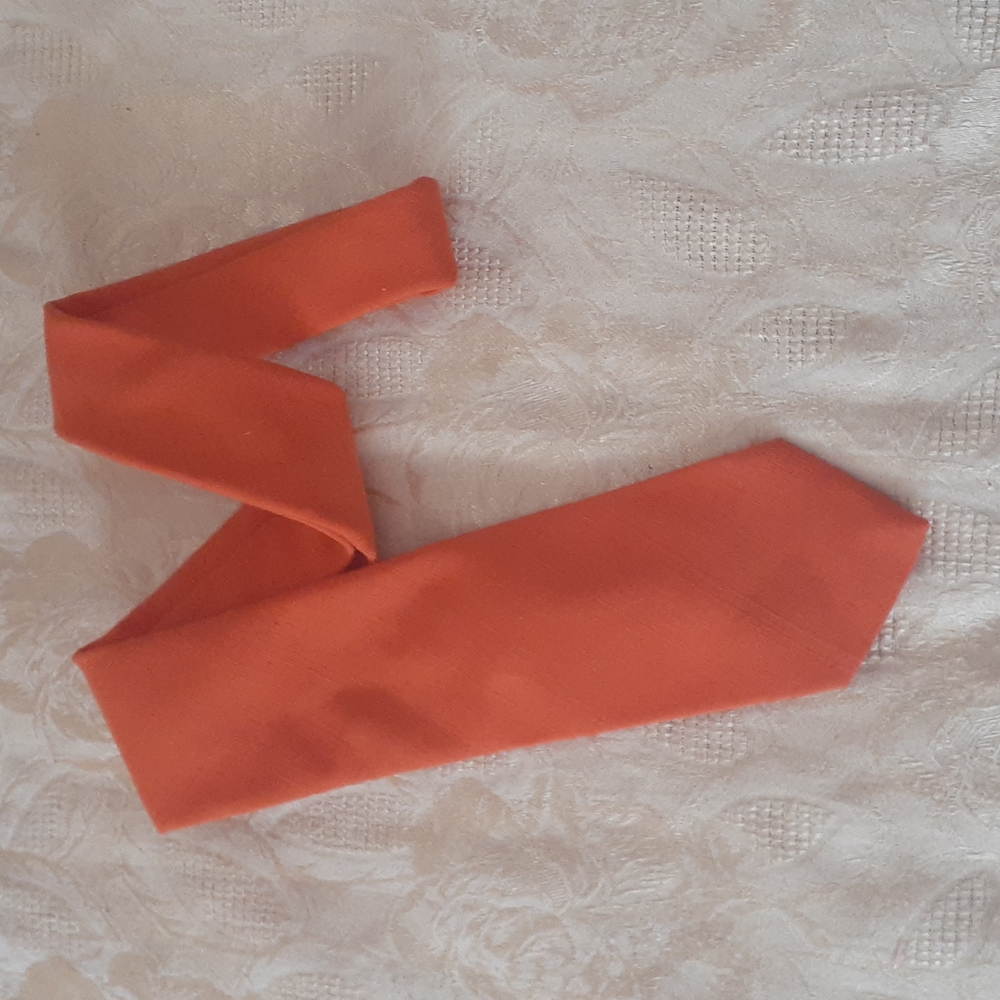 *Men's Tie Burdines Florida Orange Vintage
